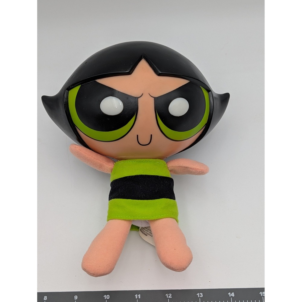 Trendmasters Powerpuff Girls Buttercup Green Talks Light Up Eyes Vintage‎ 1999